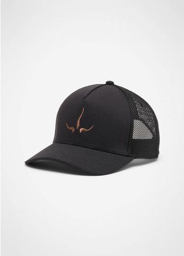 Roads Ahead Embroidered Hat, Color: Black prAna Horns, image 1