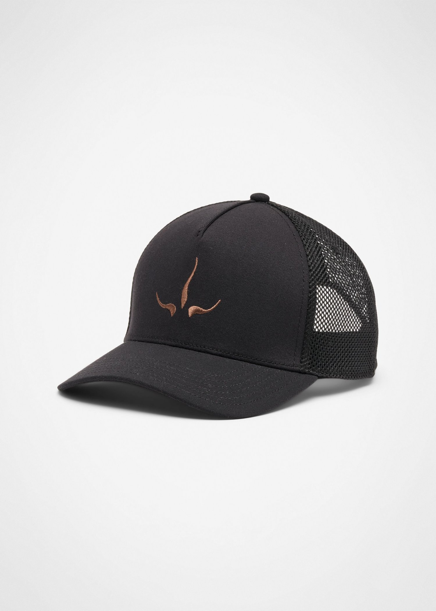 Gender Neutral prAna Roads Ahead Embroidered Hat - Black prAna Horns