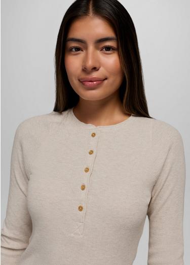 Touchstone Henley, Color: Oatmeal Heather, image 3