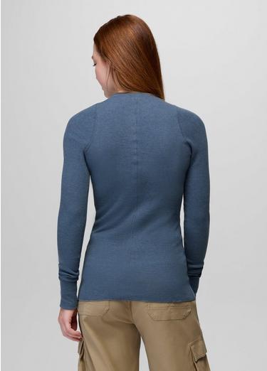 Touchstone Henley, Color: Bluff Blue Heather, image 18