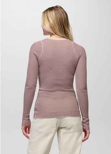 Touchstone Henley, Color: Newberry Heather Stripe, image 6