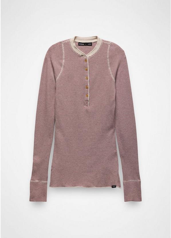 Touchstone Henley, Color: Newberry Heather Stripe, image 6