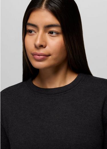 Two Harbors Sweater Crew, Color: Black Heather, image 11