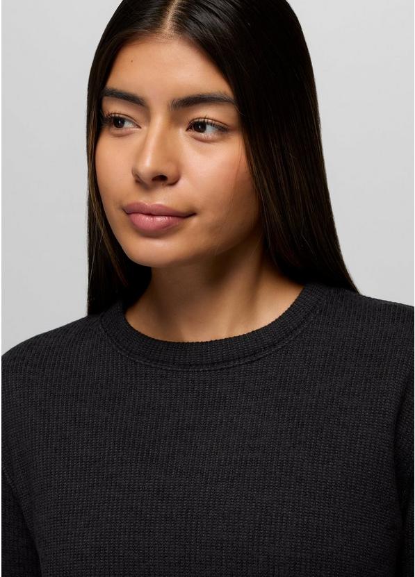 Two Harbors Sweater Crew, Color: Black Heather, image 3