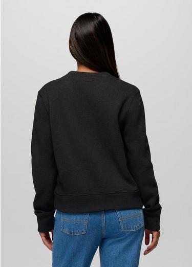 Two Harbors Sweater Crew, Color: Black Heather, image 10