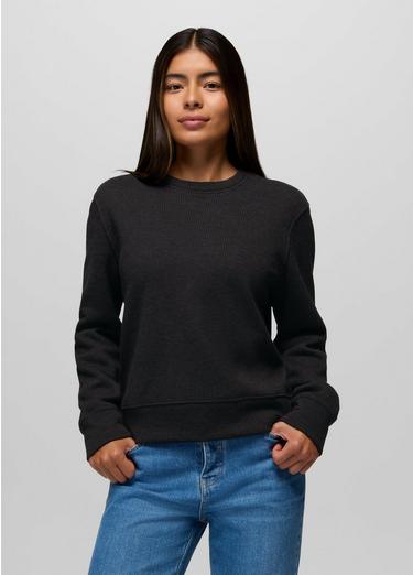 Two Harbors Sweater Crew, Color: Black Heather, image 9