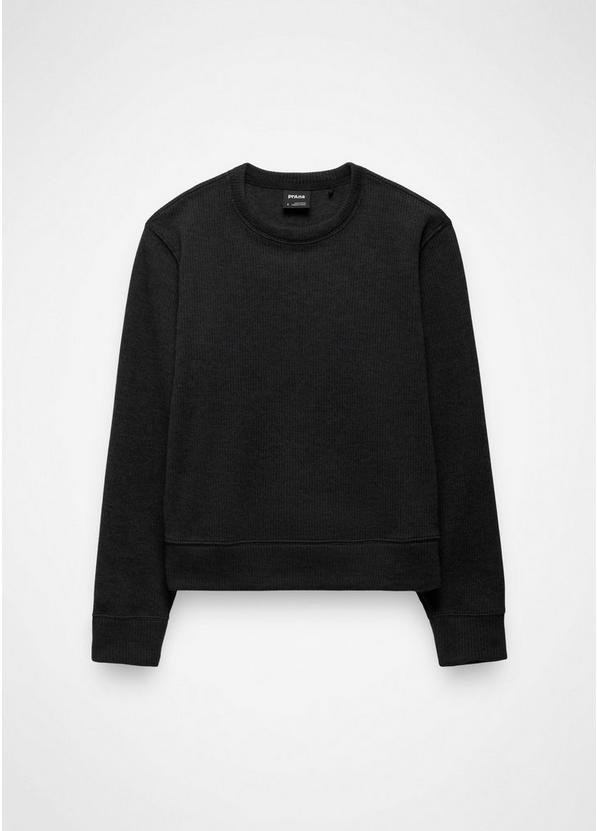 Two Harbors Sweater Crew, Color: Black Heather, image 6