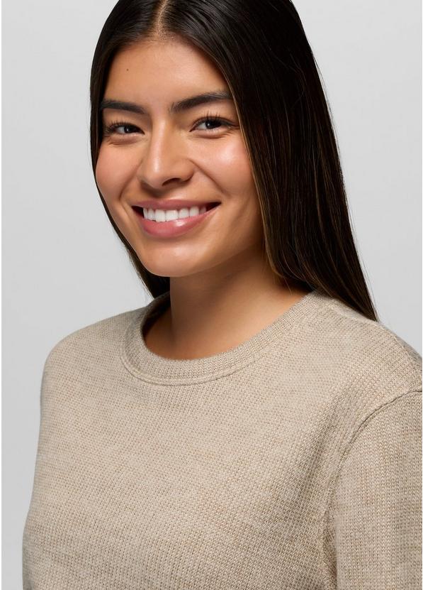 Two Harbors Sweater Crew, Color: Oatmeal Heather, image 3