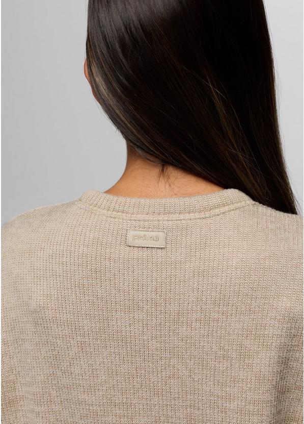 Two Harbors Sweater Crew, Color: Oatmeal Heather, image 4