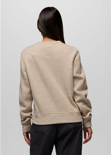 Two Harbors Sweater Crew, Color: Oatmeal Heather, image 6