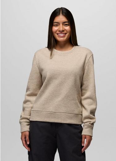 Two Harbors Sweater Crew, Color: Oatmeal Heather, image 5