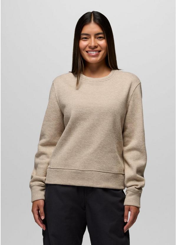 Two Harbors Sweater Crew, Color: Oatmeal Heather, image 1