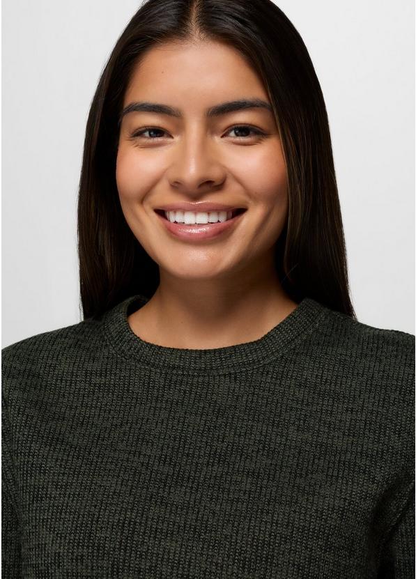 Two Harbors Sweater Crew, Color: Spruce Heather, image 3