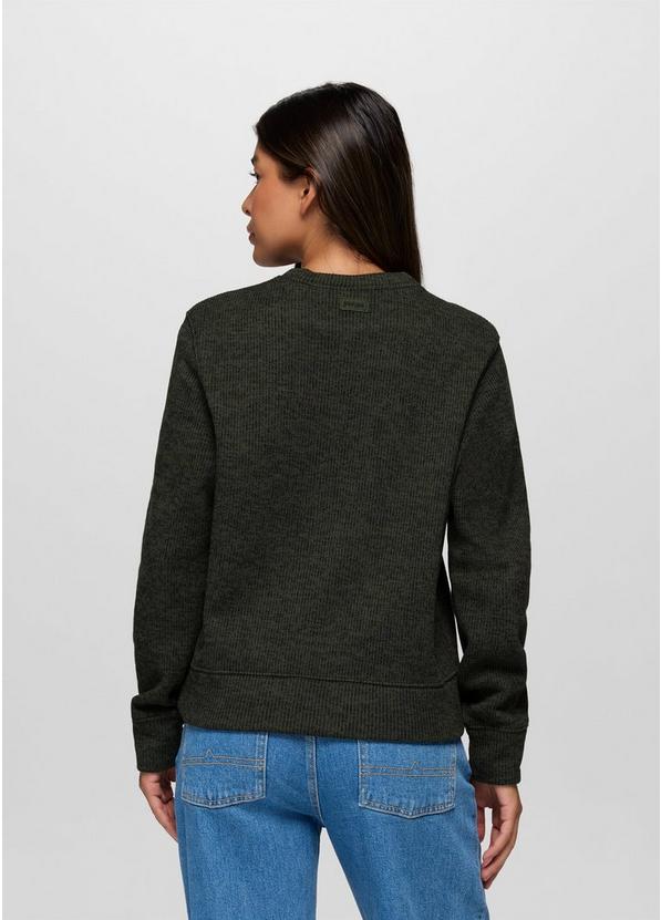 Two Harbors Sweater Crew, Color: Spruce Heather, image 2