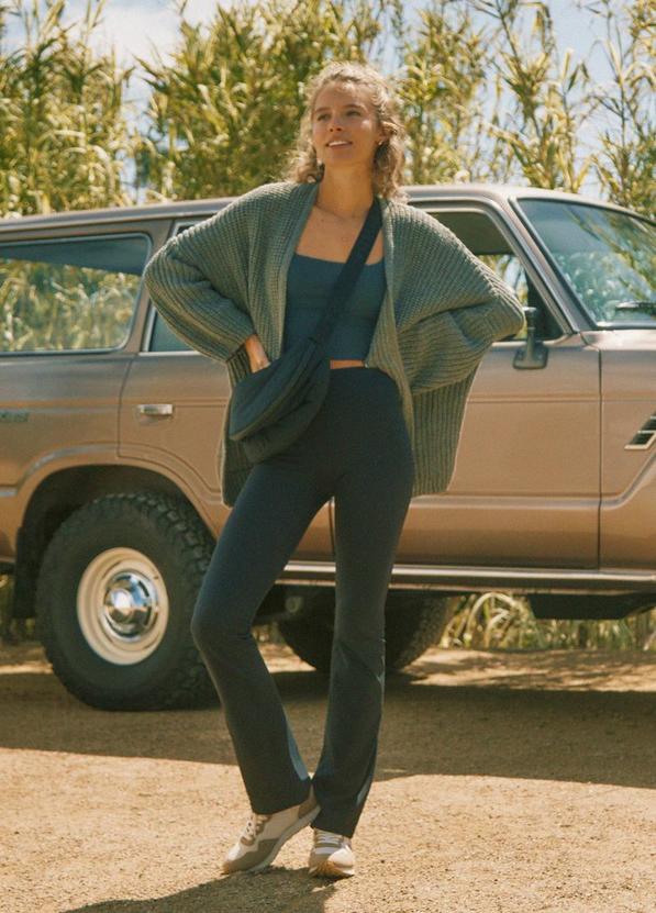Luxara Rib Bootcut Pant, Color: Black, image 3