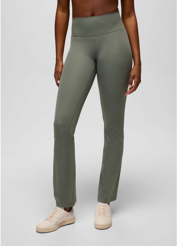 Luxara Rib Bootcut Pant, Color: Thyme, image 4