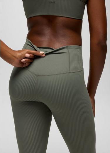 Luxara Rib Bootcut Pant, Color: Thyme, image 3