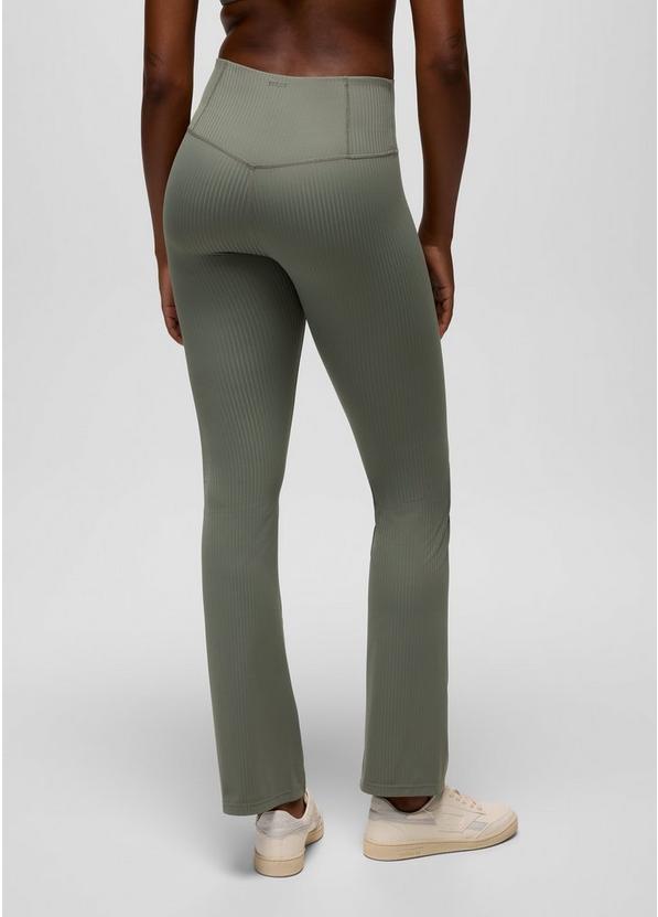 Luxara Rib Bootcut Pant, Color: Thyme, image 2