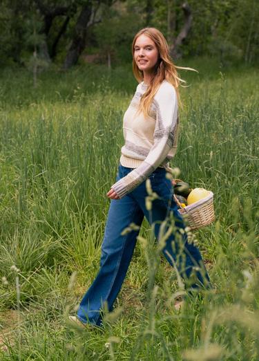 Fire Lodge Sweater, Color: Almond, image 4