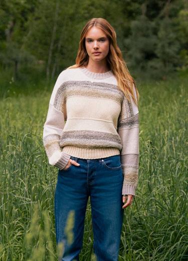 Fire Lodge Sweater, Color: Almond, image 3