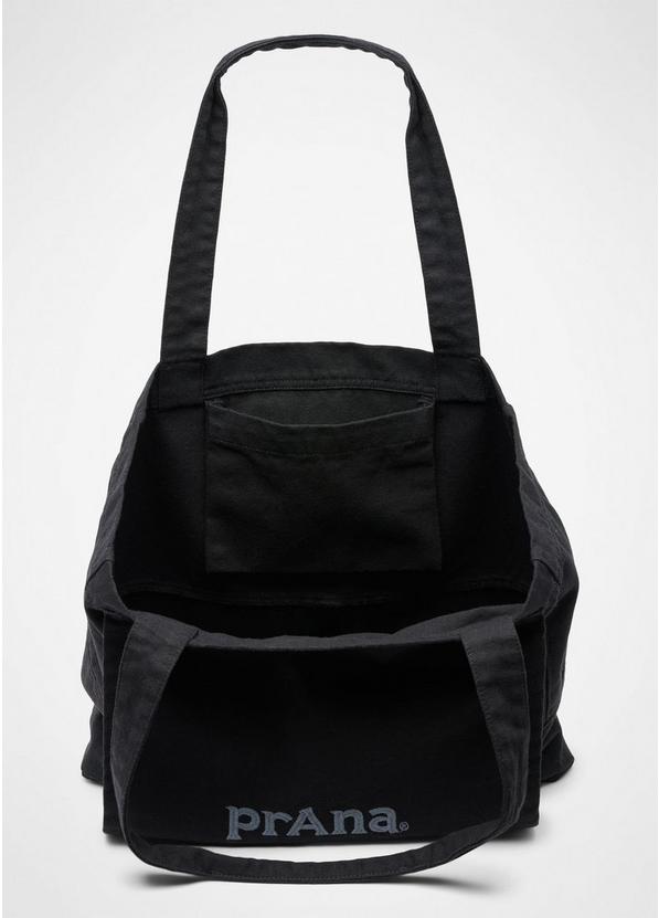 Horizen Canvas Tote, Color: Black, image 2