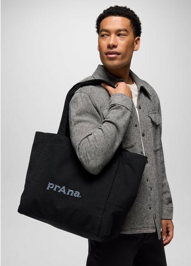 Horizen Canvas Tote, Color: Black, image 4