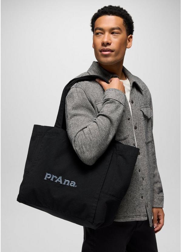 Horizen Canvas Tote, Color: Black, image 5