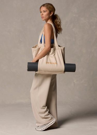Horizen Canvas Tote, Color: Almond, image 6