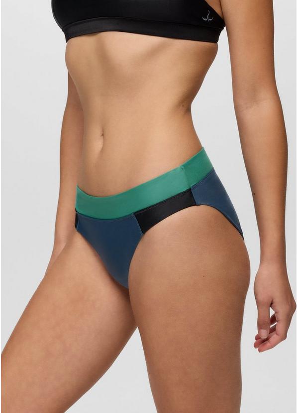 Baja Bound Summer Wave Swim Bottom, Color: Bluff Blue, image 2