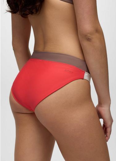 Baja Bound Summer Wave Swim Bottom, Color: Rose Fire Colorblock, image 4