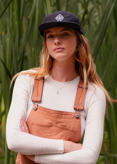 Trailblaze Cord 5-Panel Cap, Color: Black, image 3