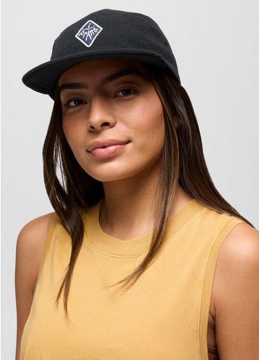 Trailblaze Cord 5-Panel Cap, Color: Black, image 4