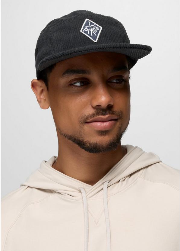 Trailblaze Cord 5-Panel Cap, Color: Black, image 6