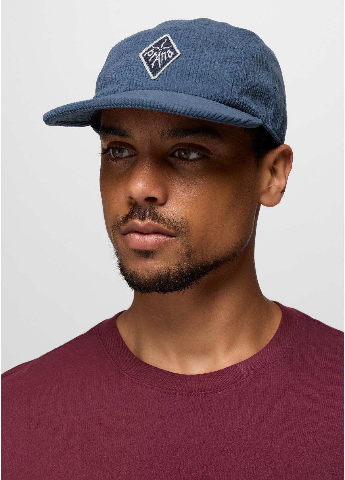Prana Blue Paisley Cabbie Cap Trailblaze Cord 5-Panel Cap | Unisex Hats, Headbands  main image 3