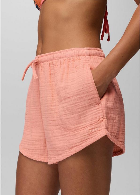 Hideaways E-Waist Short, Color: Soft Guava, image 3