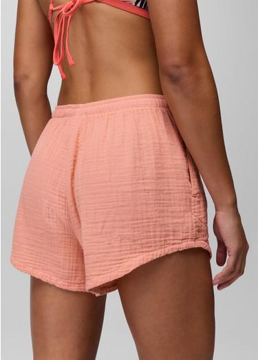 Hideaways E-Waist Short, Color: Soft Guava, image 8