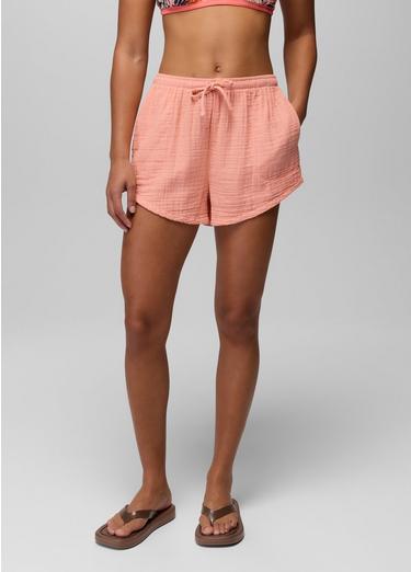 Hideaways E-Waist Short, Color: Soft Guava, image 5