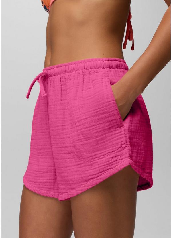 Hideaways E-Waist Short, Color: Berry Beam, image 4