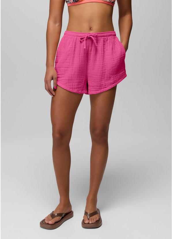Hideaways E-Waist Short, Color: Berry Beam, image 1