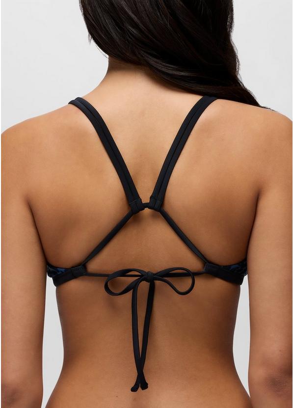 Mallorca Reversible Swim Top, Color: Black Seaweed, image 5