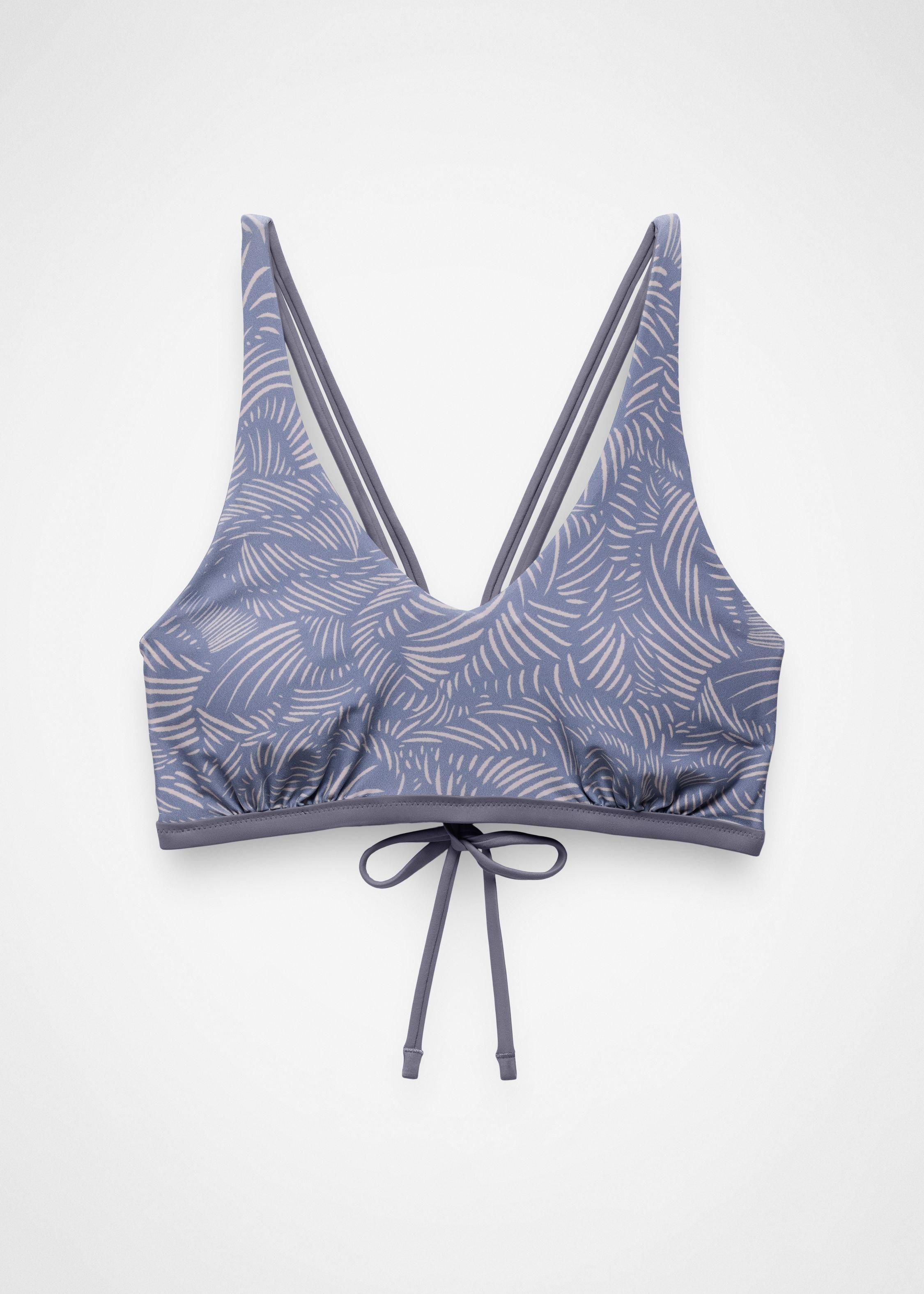 Womens prAna Mallorca Reversible Swim Top - Taro Currents