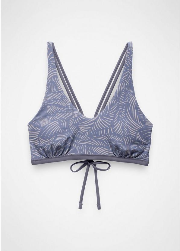Mallorca Reversible Swim Top, Color: Taro Currents, image 1