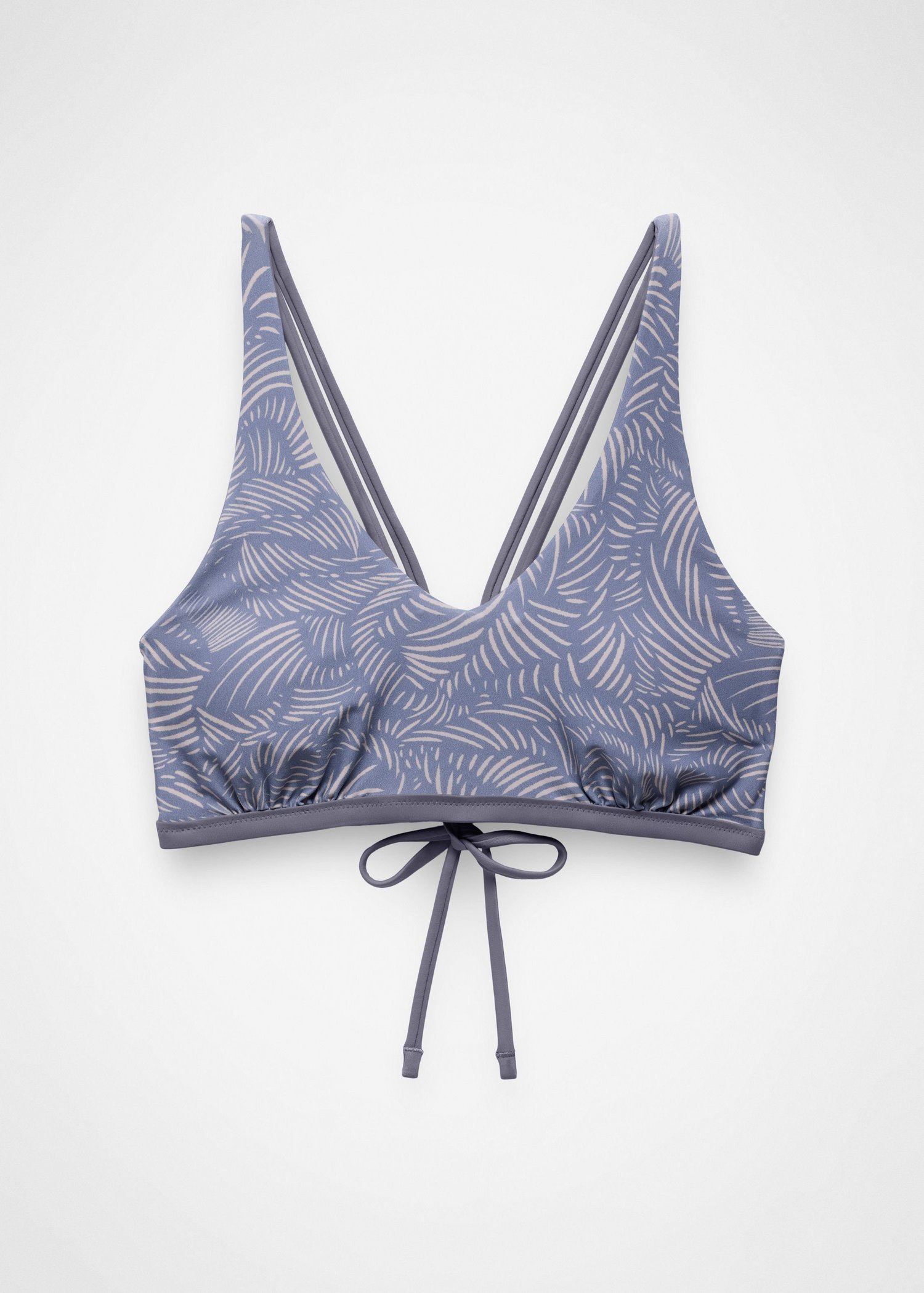 Womens prAna Mallorca Reversible Swim Top - Taro Currents