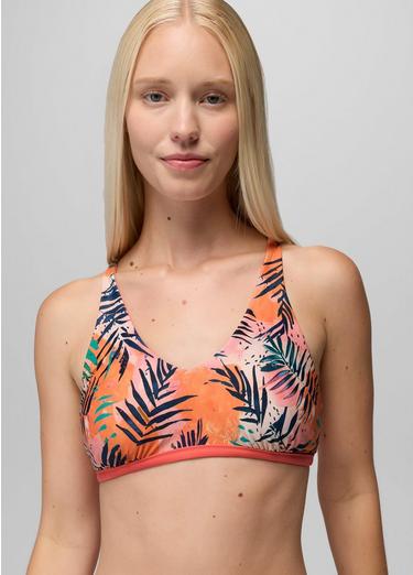 Mallorca Reversible Swim Top, Color: Papaya Island Fever, image 16