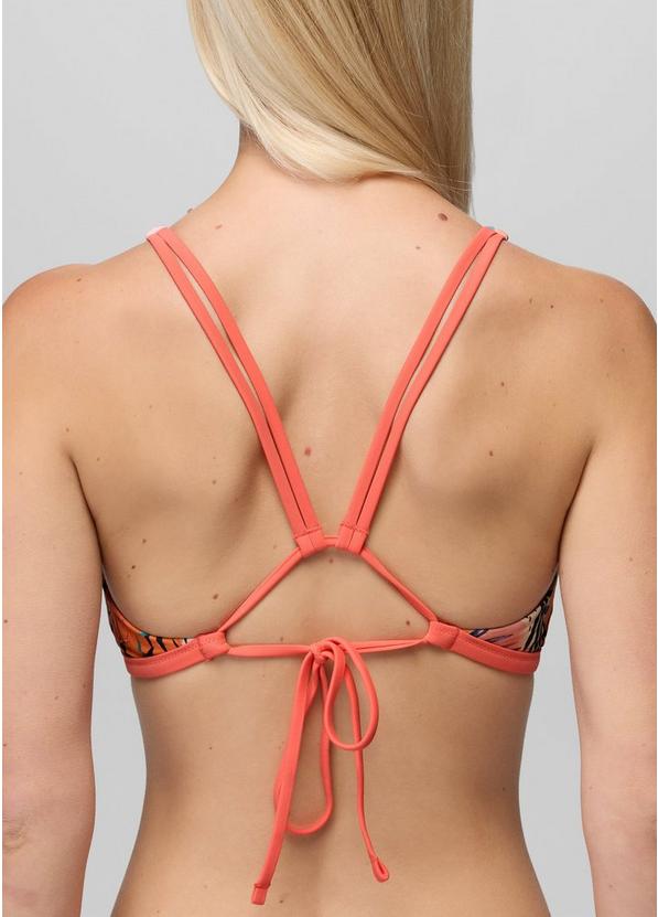 Mallorca Reversible Swim Top, Color: Papaya Island Fever, image 5