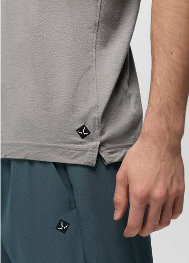 Natural Rhythm Short Sleeve Crew, Color: Sterling Heather, image 7