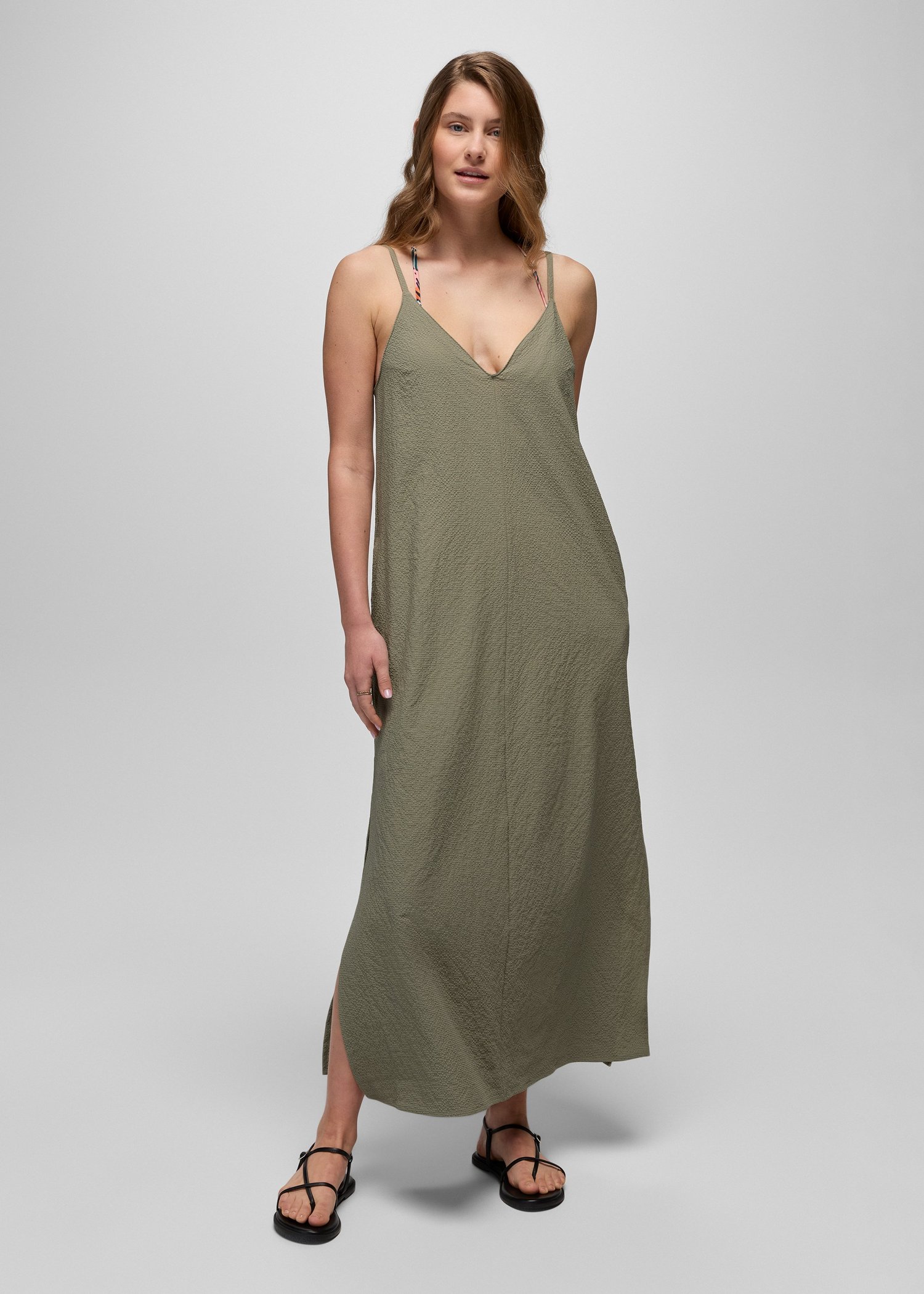 Womens prAna Coastal Sol Maxi Dress - Sage