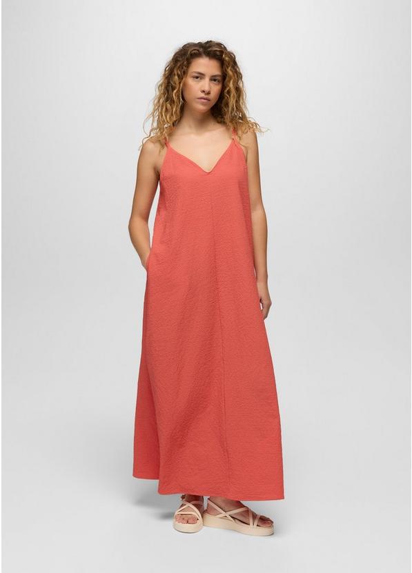 Coastal Sol Maxi Dress, Color: Lychee, image 1
