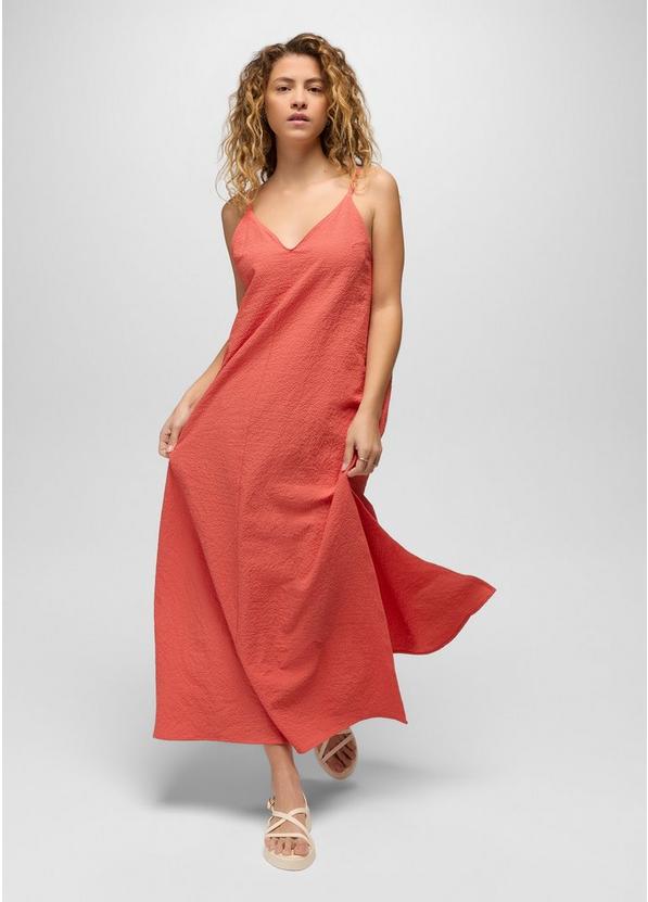 Coastal Sol Maxi Dress, Color: Lychee, image 6
