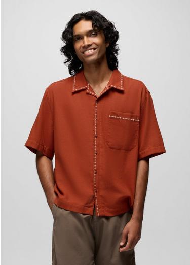Del Norte Short Sleeve Shirt, Color: Red Ochre, image 9